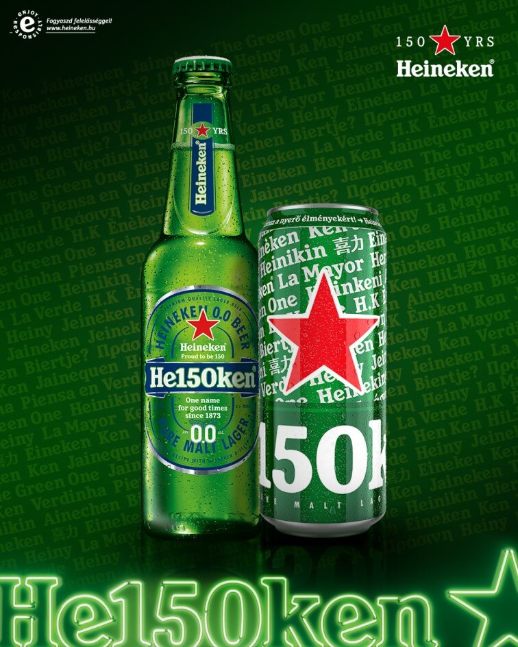 150 ÉVES A HEINEKEN ONBRANDS ÉRTÉK ALAPON