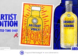 KEITH HARING MŰVÉSZETE ELŐTT TISZTELEG AZ ABSOLUT