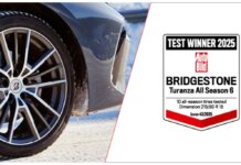 A BRIDGESTONE TAROLT AZ AUTO BILD LEGÚJABB TESZTJEIN